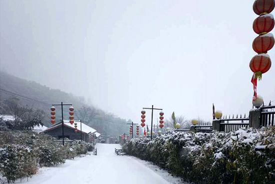 又是春来时 雪染西九华