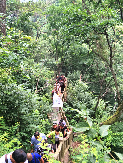 美途携手省内旅游界同仁桐柏淮源景区采风活动圆满成功