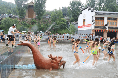 安阳林州：“鱼”你相约万泉湖，千人共品老锅鱼活动在万泉湖景区隆重举行