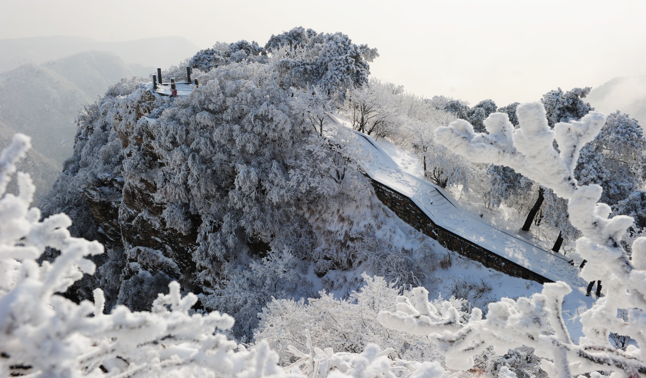 嵩山景区：在冰雪美景里感受别样温情