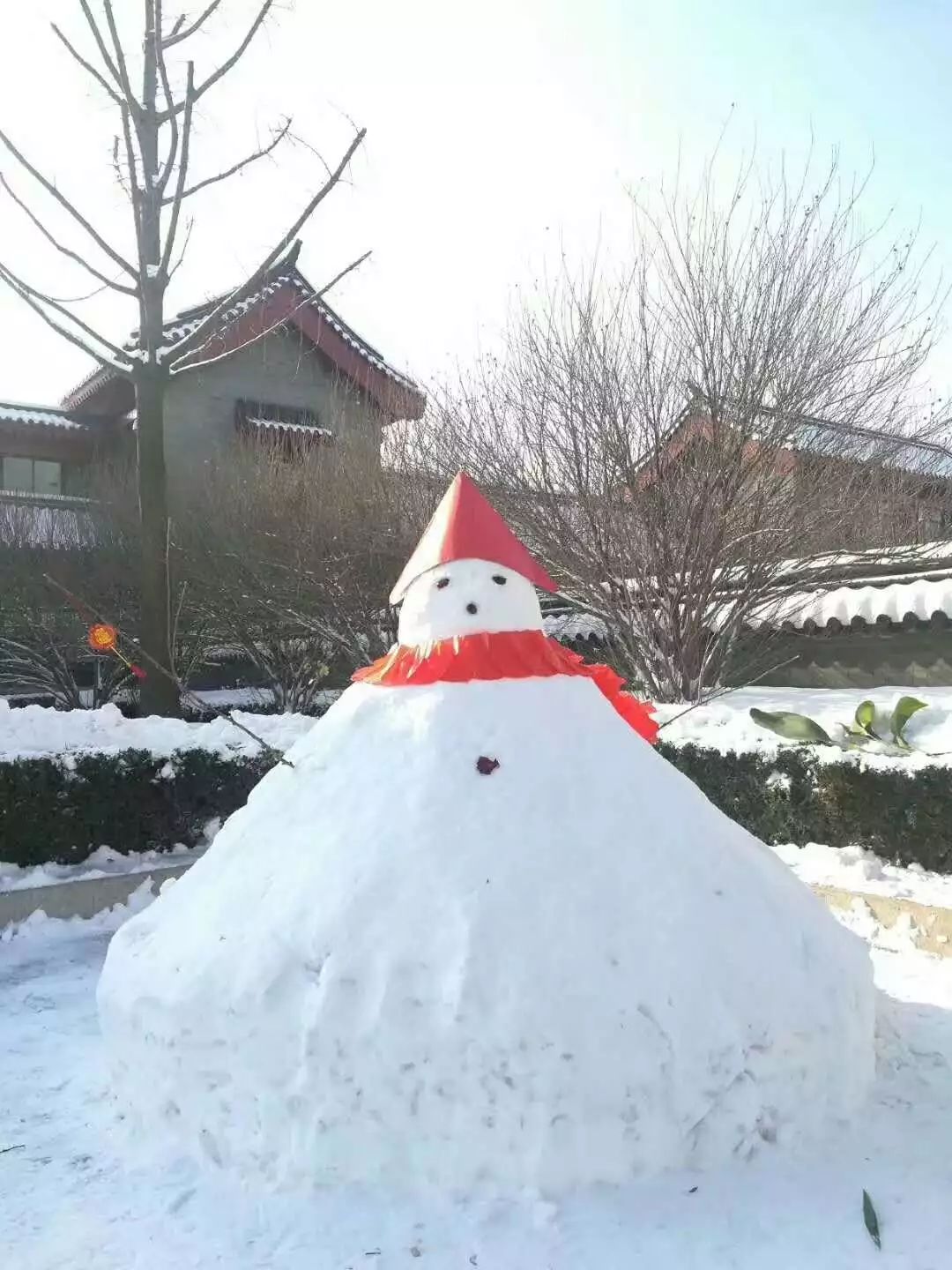 嵩山景区：打造个性雪人，扮美扮靓景区