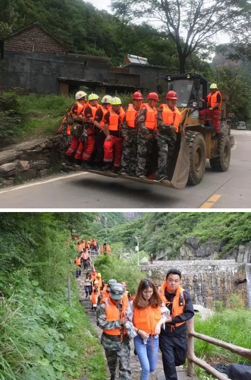 未雨绸缪，新乡南太行各园区举办2018年防汛防地质灾害救援演练！