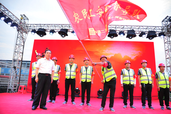 中建二局“三送”巡访慰问首站在三公司 郑州航空港大型项目拉开帷幕