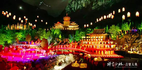 逢十月金秋，赏嵩山红叶，观音乐大典