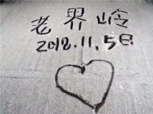 2018年第一场雪来了 西峡老界岭门票全免