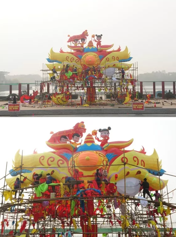 绿博园灯展时间提前，元旦即可赏灯！