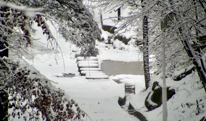 今日大雪：洛阳白云山一路风景伴你前行