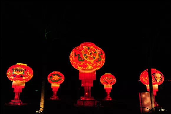 喜迎元旦，明晚相约绿博园赏花灯