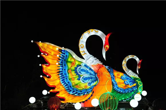 喜迎元旦，明晚相约绿博园赏花灯