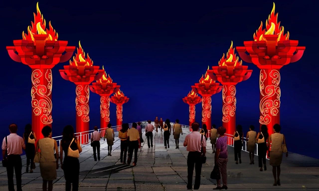 有一种灯会，叫商丘火神台春节灯会