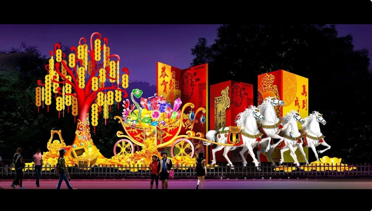 有一种灯会，叫商丘火神台春节灯会