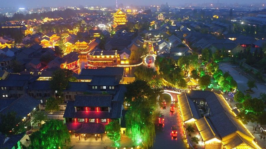 人在画中游，船在景中行 | 来台儿庄古城寻觅古韵建筑之美
