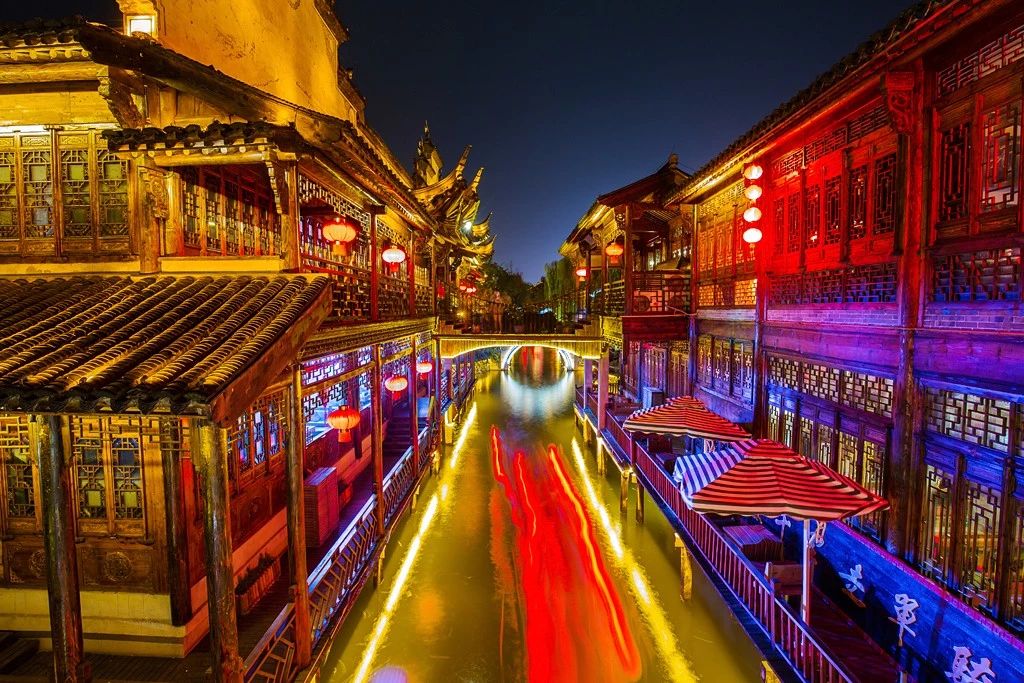 人在画中游，船在景中行 | 来台儿庄古城寻觅古韵建筑之美