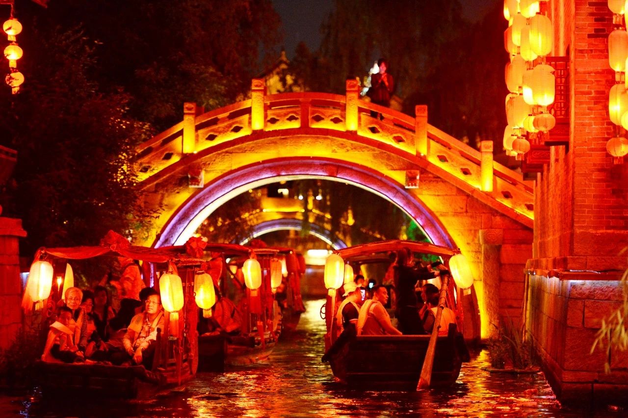 人在画中游，船在景中行 | 来台儿庄古城寻觅古韵建筑之美
