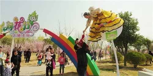 绿博园花开遍地 问花节百花盛放动绿城