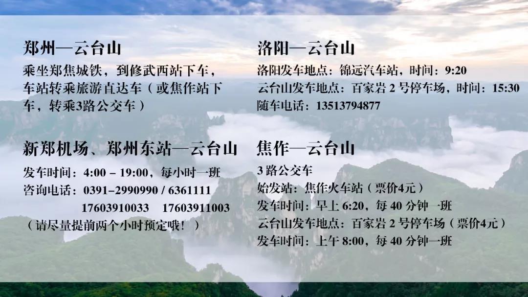 7天6趟专列！“云台山号”厉害了！