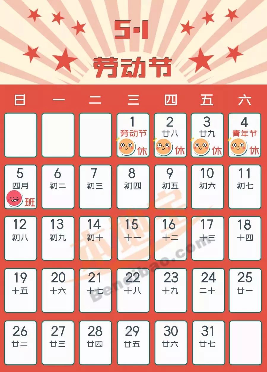 五一假期马上要到了 你准备好了吗？