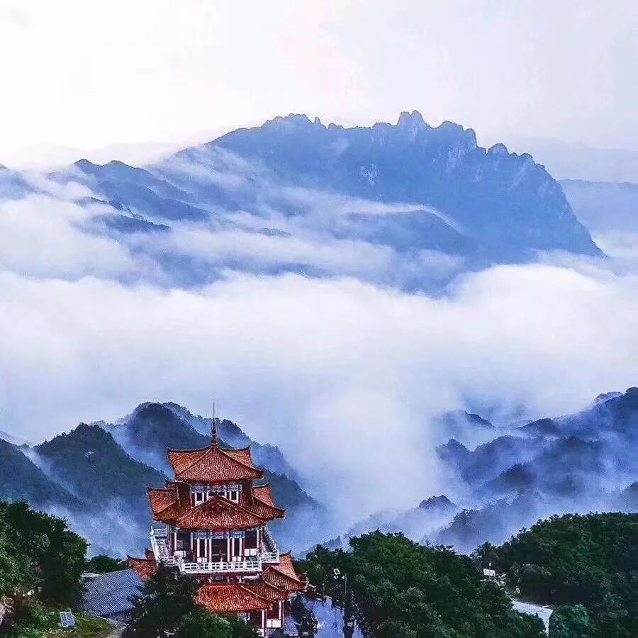 洛阳白云山景区祝愿天下的母亲幸福!快乐!健康！