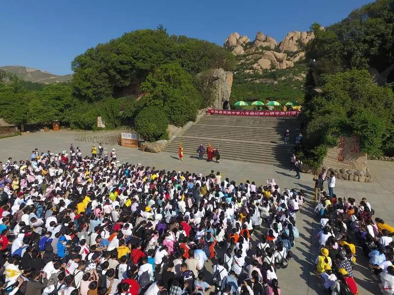 嵖岈山：千人研学团队感受西游文化