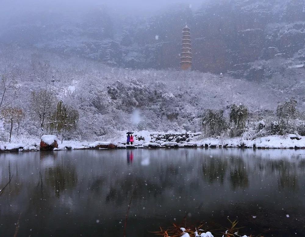 高温天看雪景，爽！