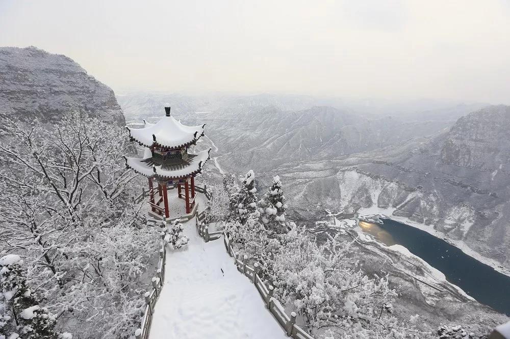 高温天看雪景，爽！