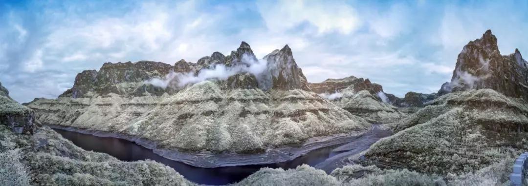 高温天看雪景，爽！
