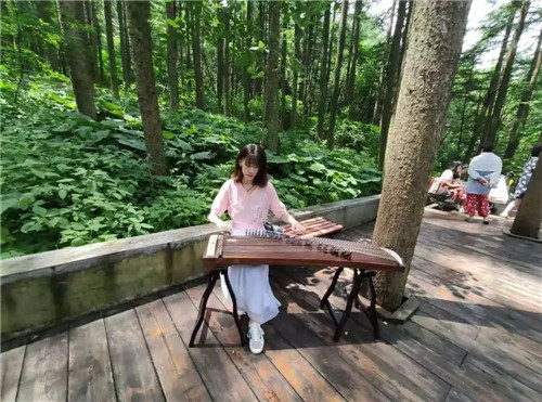 中原非物质文化遗产项目走进龙峪湾景区