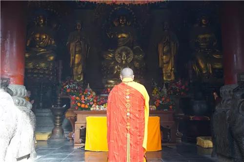 恭逢观音菩萨出家日 少林寺举行祈福法会