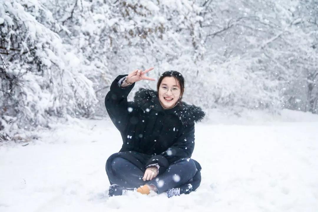 2020年首场大雪降落云台山,一步走进白色童话世界！