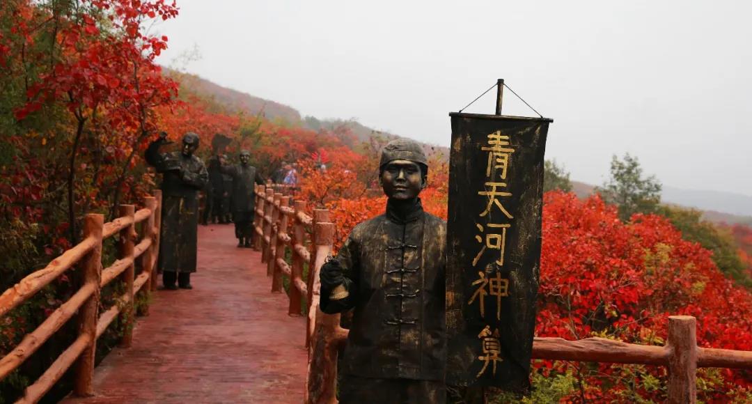 万亩红叶红动中国，2020焦作（青天河）红叶节盛大开幕！