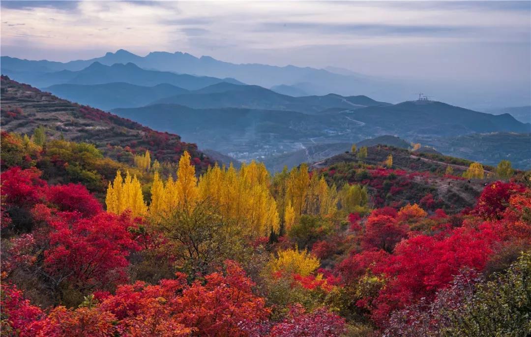 与秋色渲染的嵩山，来一次最美好的相遇