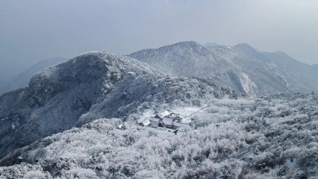 嵩山绝美冰雪大片正式上演